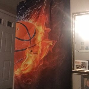Basketball Fire Drapes